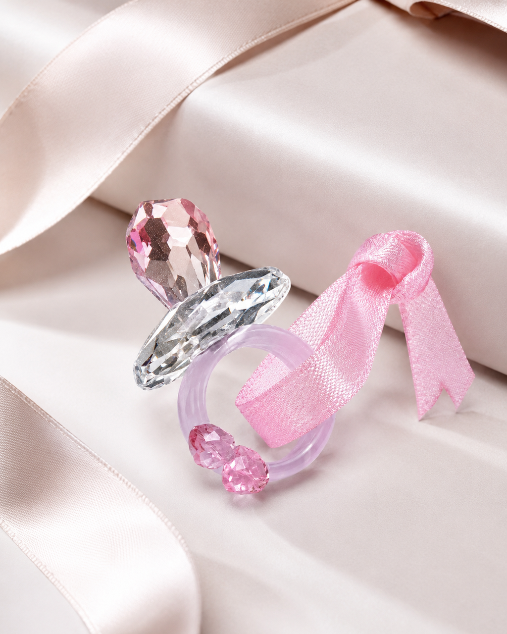 Small Dummy Pacifer Pink - imagen modelo 2
