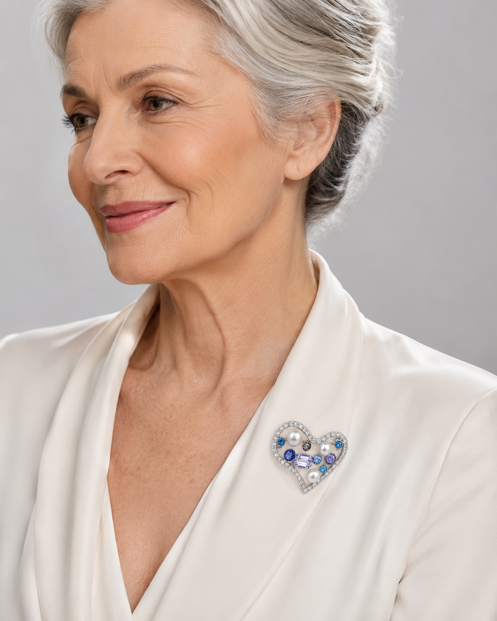 Loir Brooch Lt - Alexandrit - imagen modelo 3