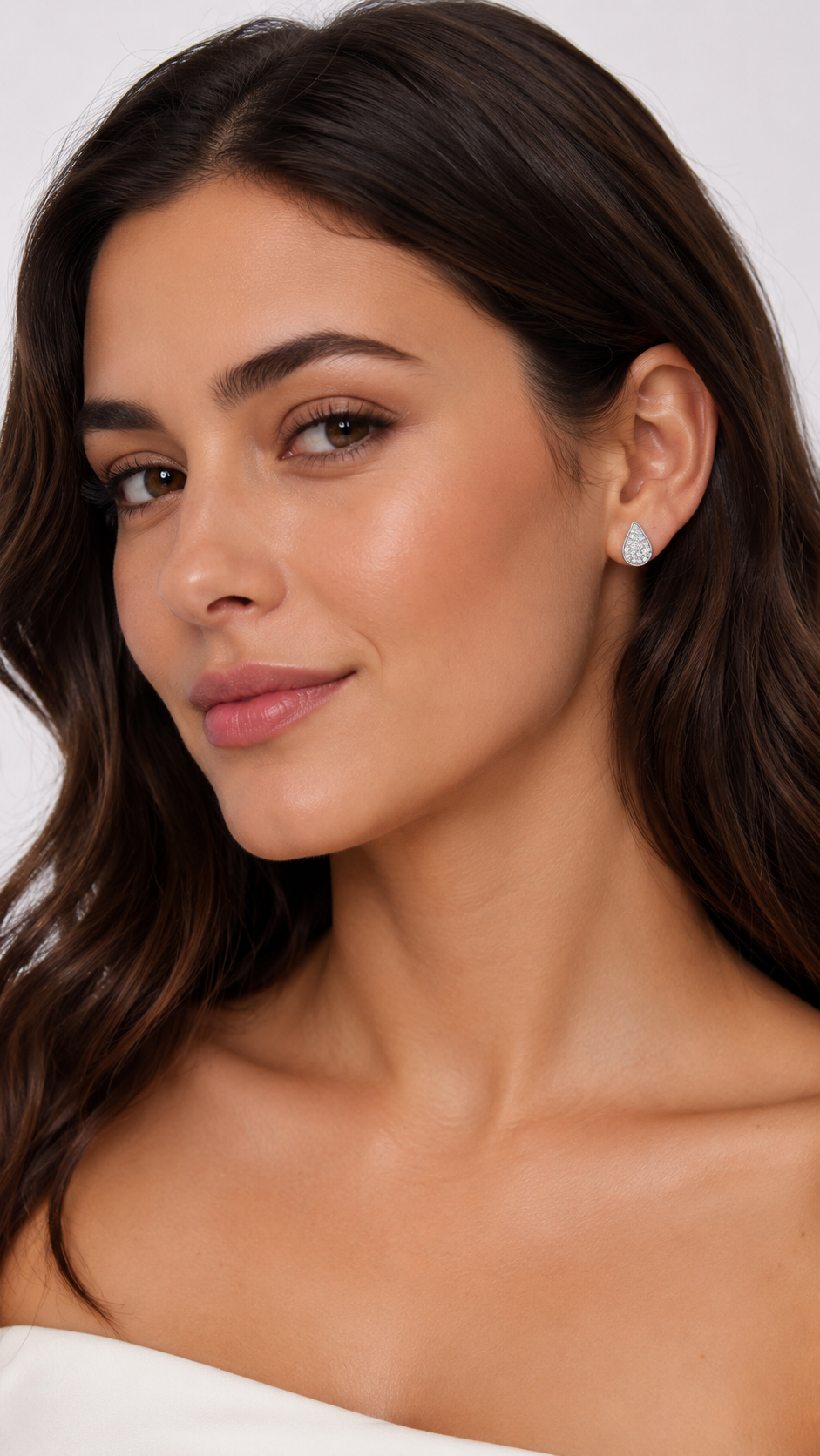 Emotiv V Earr Ag925 - Rh/Cr - imagen modelo 1