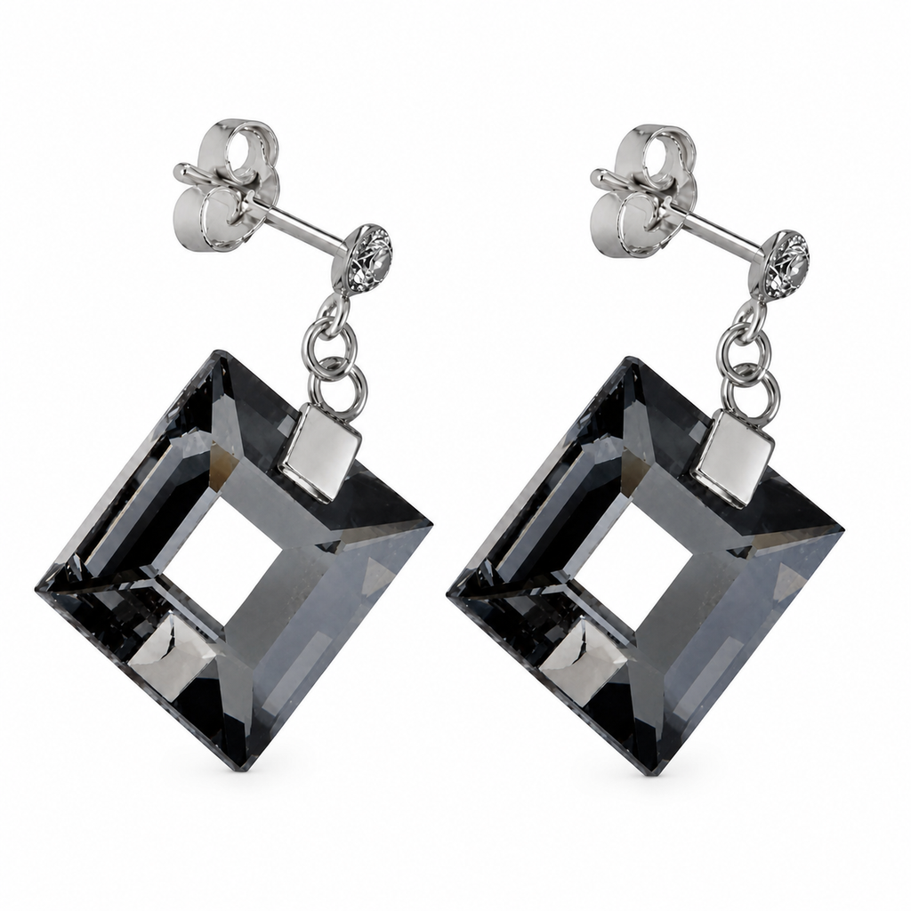 Galaxies Earr Ag925 - Rh Crome - foto principal de producto