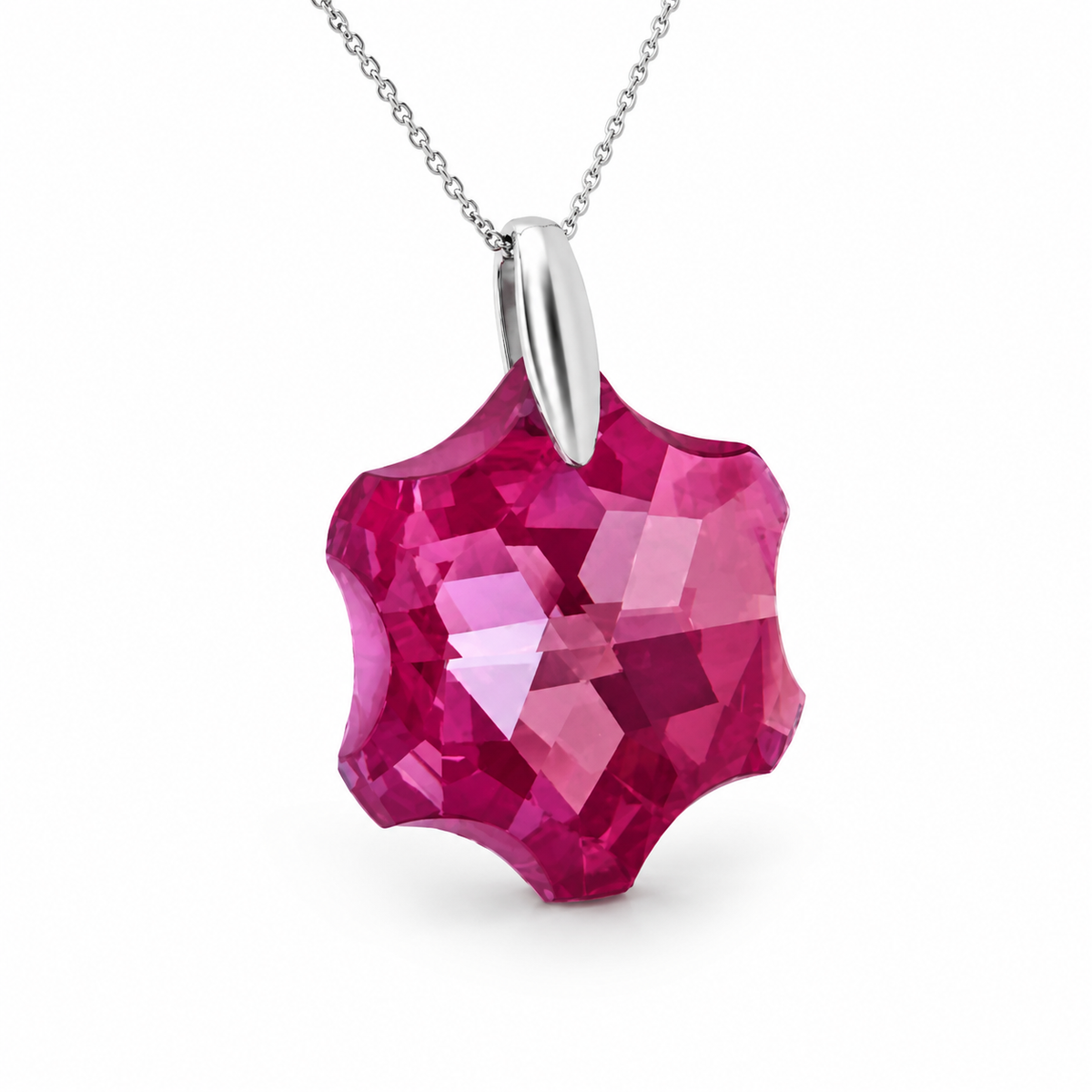 Rosetta Pend Ag 925 - Rh Fuchsia - foto principal de producto