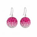 B. Ball Earr - Ag925 Fuchsia - foto principal de producto