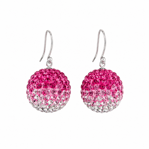 B. Ball Earr - Ag925 Fuchsia - foto principal de producto