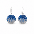 B. Ball Earr - Ag925 Saphire - foto principal de producto