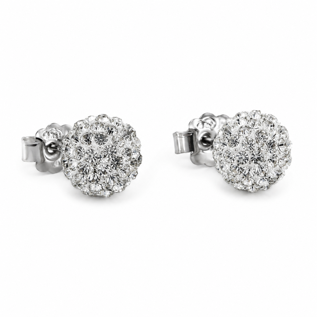 B. Ball Earr - Ag925 /Rh Crystal - foto principal de producto