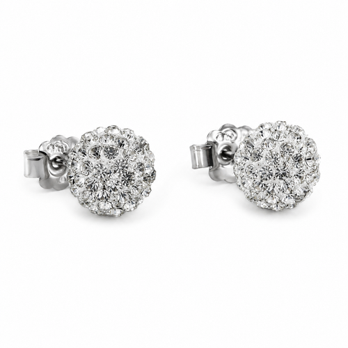 B. Ball Earr - Ag925 /Rh Crystal - foto principal de producto