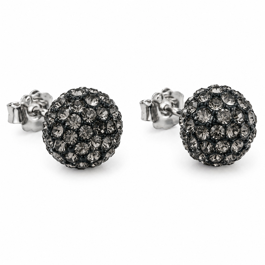 B. Ball Earr - Ag925 /Rh Bl Diam - foto principal de producto