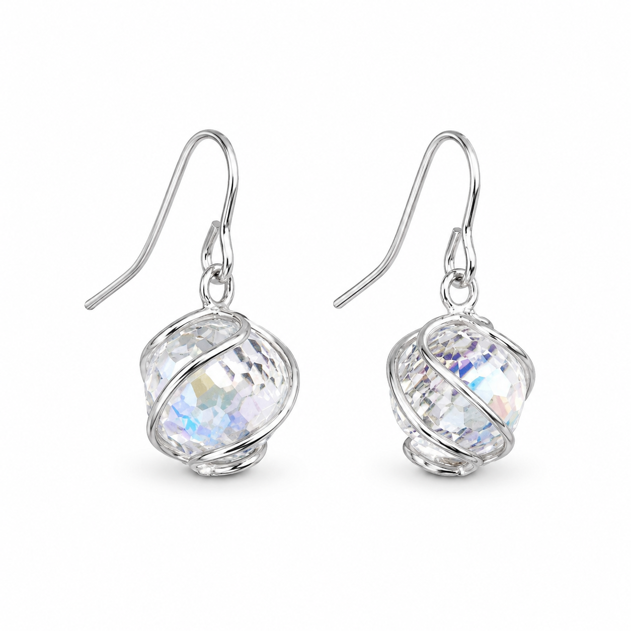 Beads Earr - Ag925 Rh Cr AB - foto principal de producto