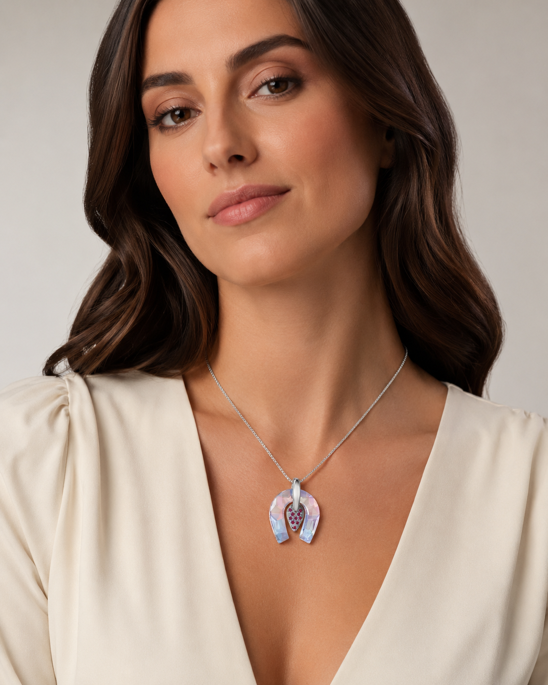 Fortune Pend - Fuschsia - imagen modelo 1