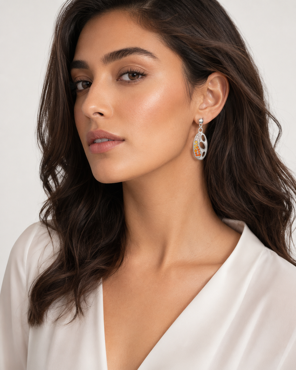 Palette Earr - Orange - imagen modelo 1