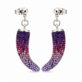 Corne Earr - Amethyst - imagen modelo 1