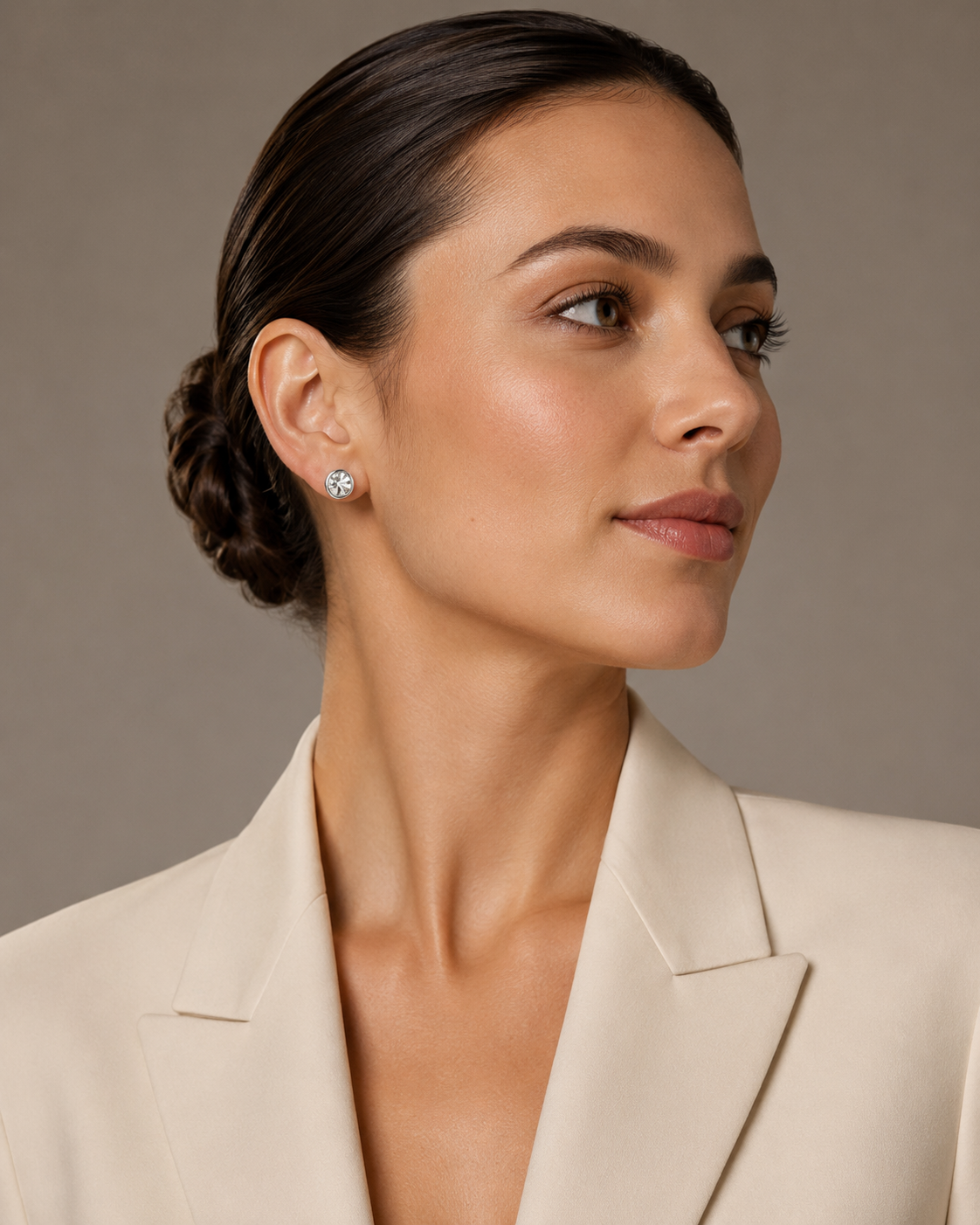 Unique Earr - Crystal - imagen modelo 1