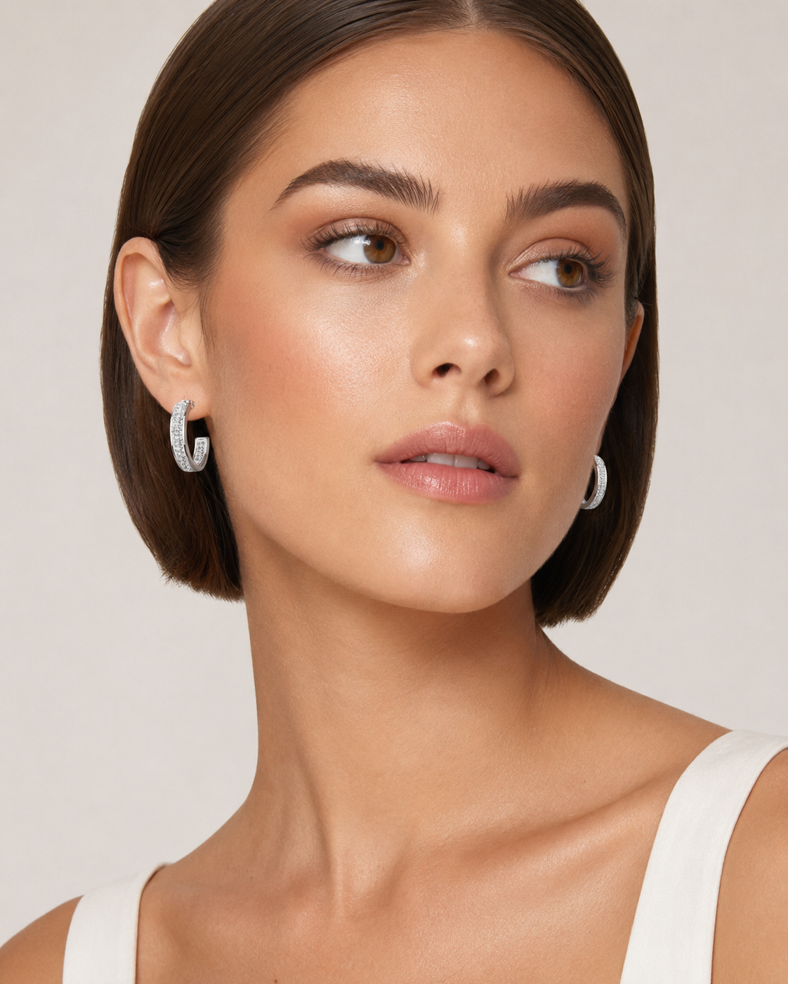 Fantastique Earr - Crystal - imagen modelo 1